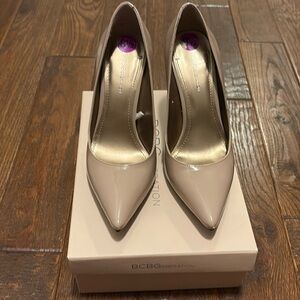 BCBG patent pumps 8.5